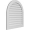 Ekena Millwork Round Top Surface Mount PVC Gable Vent: Non-Functional, w/ 3-1/2"W x 1"P Standard Frame, 34"W x 38"H GVPRT34X3801SN - alternate 3